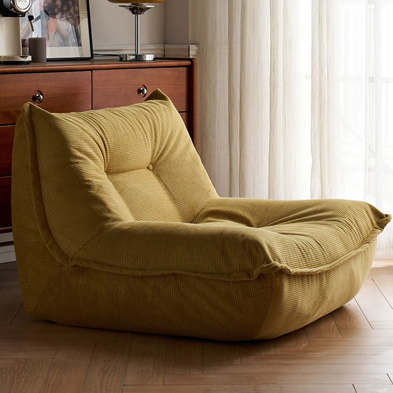 Contemporary Nordic Ergonomic Compressed Foam Sofa - Eco-Friendly High-Resilience Foam Fabric Sofa For Living Room & Bedroom Cuvalon
