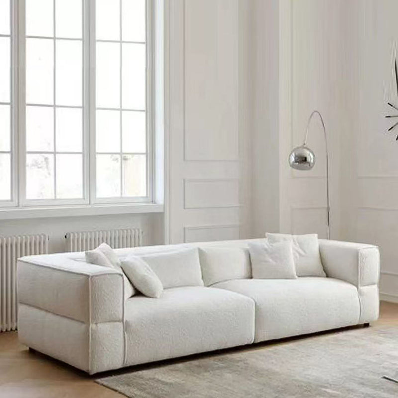 Modern Minimalist Compressed Fabric Sofa - Integrated Soft-Pack Square Accent Sofa For Living Room Cuvalon