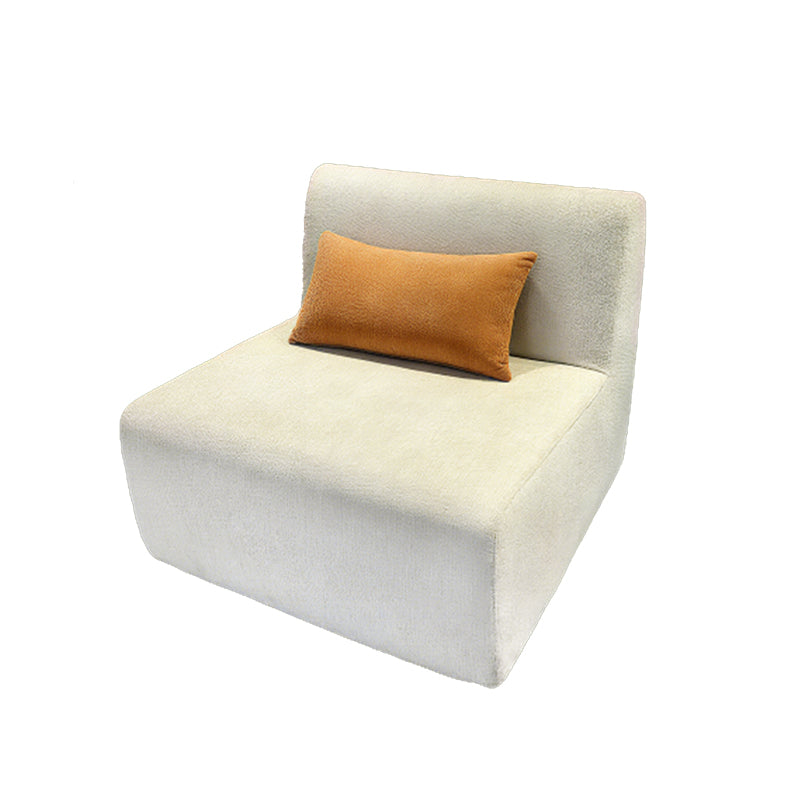 Modern Minimalist Skeletal-Free Single Compression Sofa - Eco-Friendly Formaldehyde-Free Chenille Foam Sofa For Living Room Cuvalon