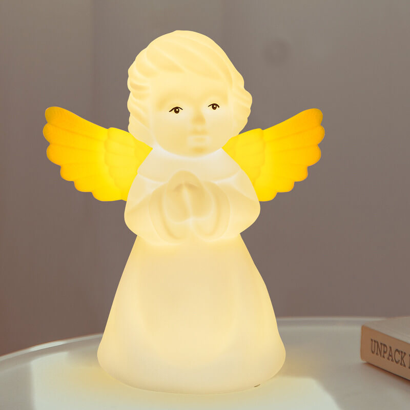 Creative Angel Silicone LED Color Changing Kids Night Light Table Lamp Cuvalon
