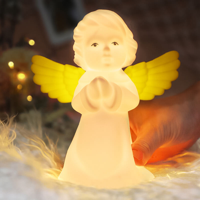 Creative Angel Silicone LED Color Changing Kids Night Light Table Lamp Cuvalon