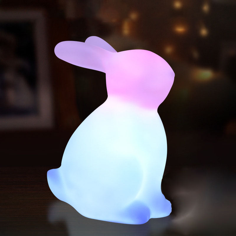 Contemporary Creative Rabbit PE LED Table Lamp For Bedroom Cuvalon