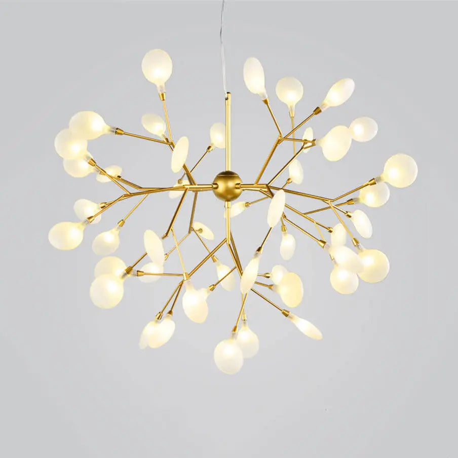 Modern Metal Branches 27/36 Light Fireflies LED Chandeliers Cuvalon