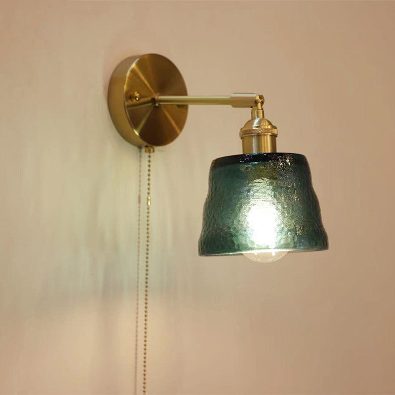 Nordic Modern Glass Creative Zipper 1-Light Wall Sconce Lamp Cuvalon