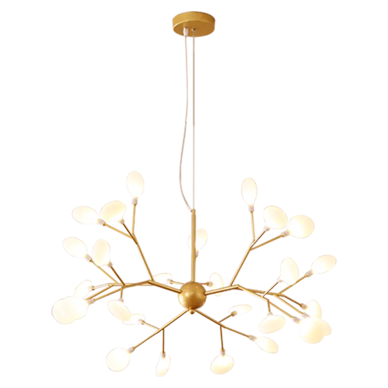 Modern Metal Branches 27/36 Light Fireflies LED Chandeliers Cuvalon