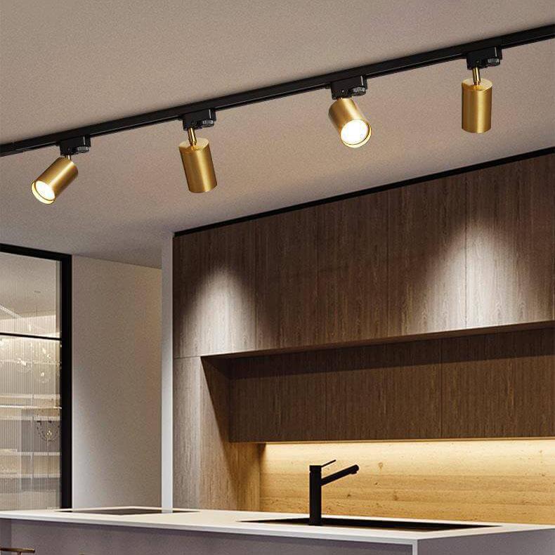 Modern Tubular Track Lighting 3/4/5 Light LED Flush Mount Lighting Cuvalon