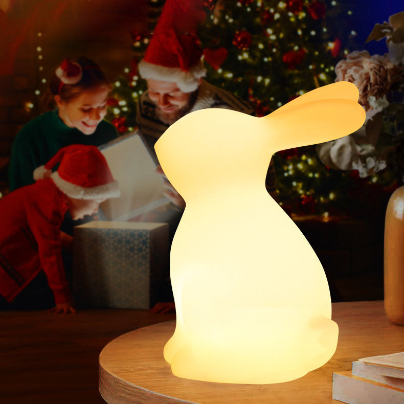 Contemporary Creative Rabbit PE LED Table Lamp For Bedroom Cuvalon