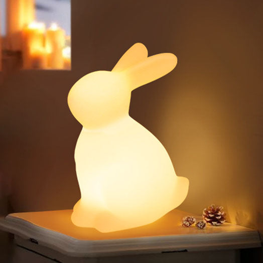 Contemporary Creative Rabbit PE LED Table Lamp For Bedroom Cuvalon
