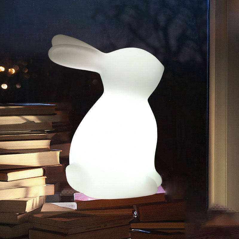 Contemporary Creative Rabbit PE LED Table Lamp For Bedroom Cuvalon
