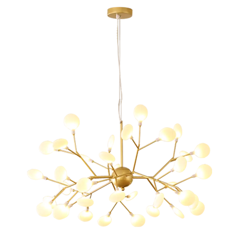 Modern Metal Branches 27/36 Light Fireflies LED Chandeliers Cuvalon
