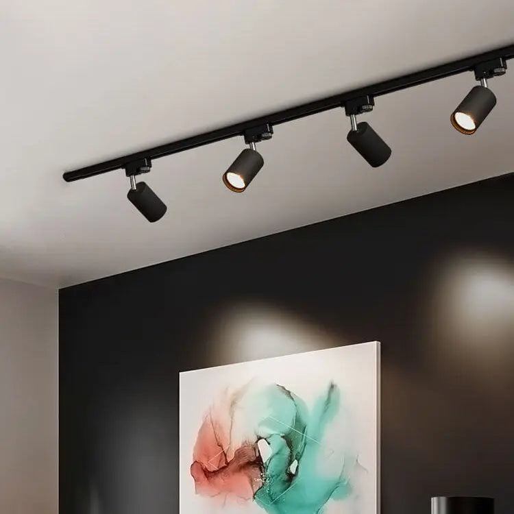 Modern Tubular Track Lighting 3/4/5 Light LED Flush Mount Lighting Cuvalon