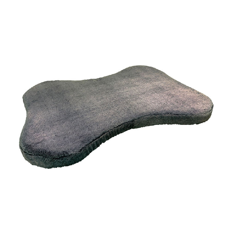 Modern Minimalist Irregular Rectangular Pet Bed: Bone Shape - Compressible Cat Bed For Bedroom Cuvalon