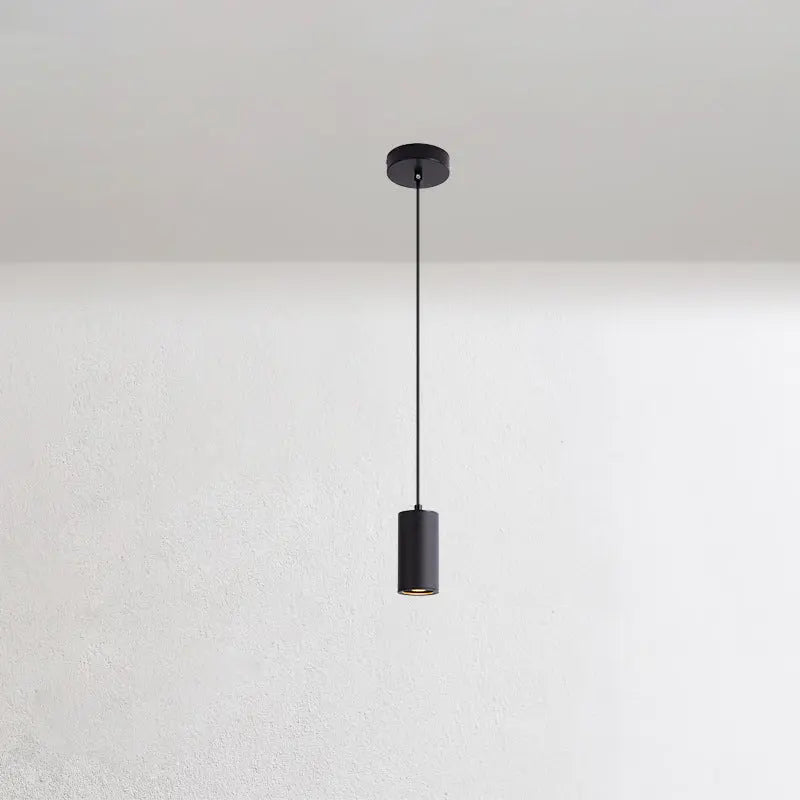 Nordic Minimalist Column Iron Mini 1-Light Pendant Light Cuvalon