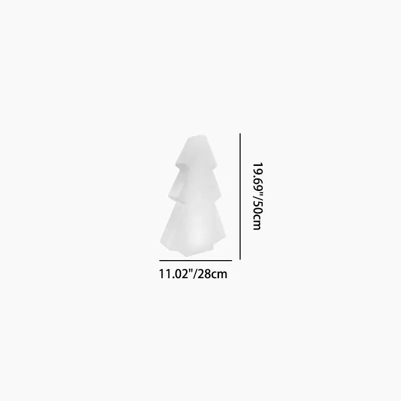Modern Art Deco Waterproof Solar Rechargeable PE Christmas Tree LED RGB Landscape Lighting Outdoor Light For Garden Cuvalon
