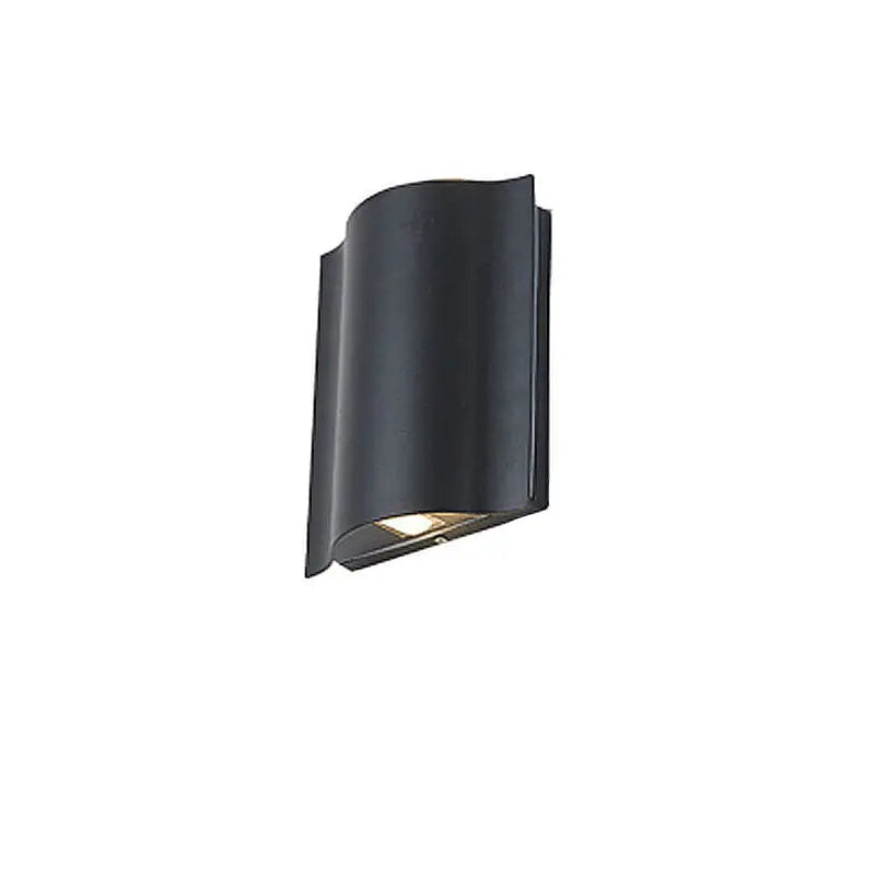 Modern Wave Aluminum Waterproof LED Outdoor Wall Sconce Lamp Cuvalon