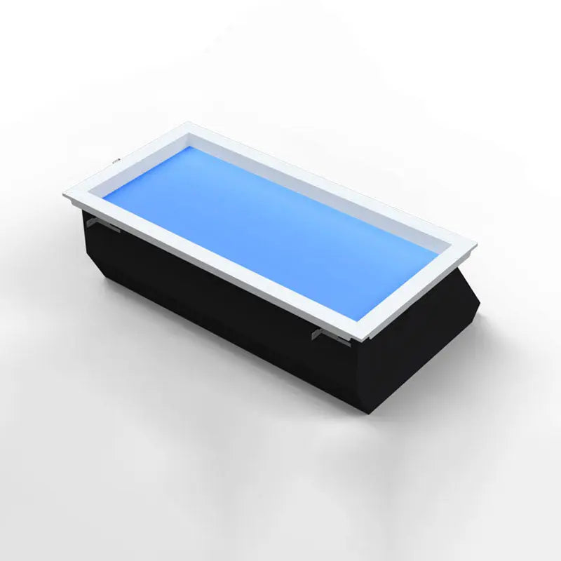 Modern Minimalist Smart Blue Sky Metal LED Flush Mount Ceiling Light for Living Room Cuvalon