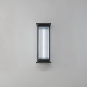 Modern Minimalist Waterproof Rectangular Stainless Steel Acrylic LED Wall Sconce Lamp For Outdoor Patio Cuvalon