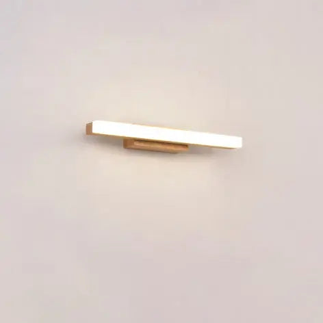 Nordic Minimalist Wooden Long Strip Vanity Light LED Wall Sconce Lamp Cuvalon