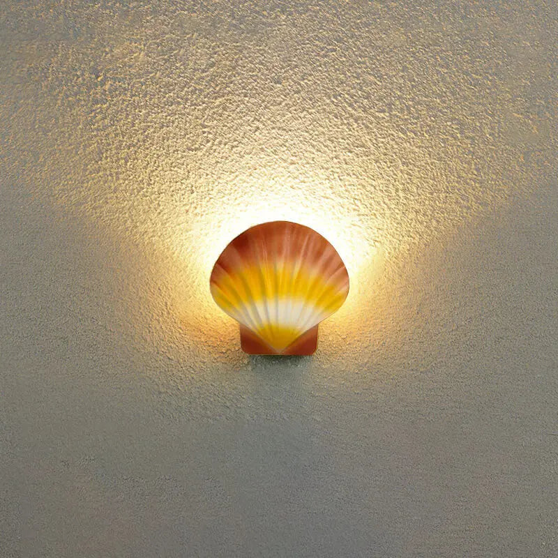 Outdoor Creative Shell Design Aluminum LED Waterproof Wall Sconce Lamp Cuvalon