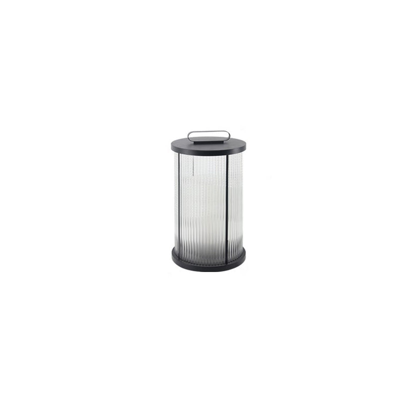 Modern Simplicity Cylinder Glass Stainless Steel 1-Light Landscape Light For Outdoor Patio Cuvalon