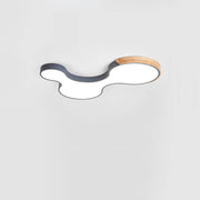 Nordic Macaron Shaped Block Clouds LED Flush Mount Ceiling Light Cuvalon