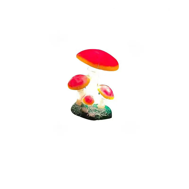 Modern Art Deco Solar Waterproof Mushroom Resin Glass Fibre LED Landscape Lighting Outdoor Light For Garden Cuvalon