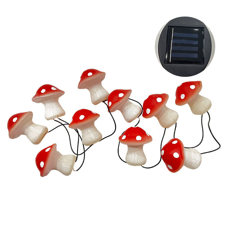 Modern Creative Mushroom Solar LED Outdoor Waterproof Garden Light String Cuvalon