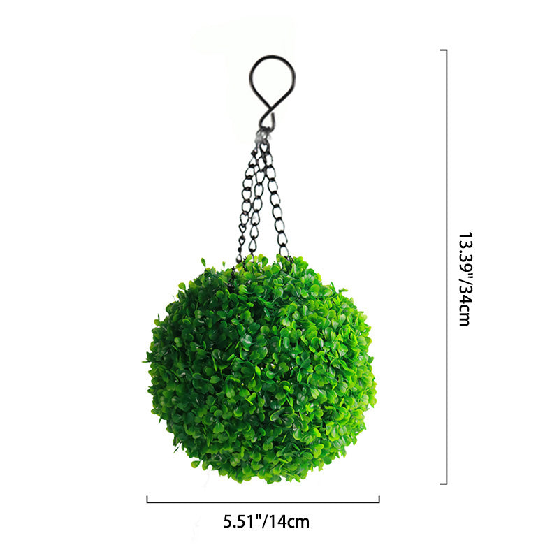 Contemporary Creative Waterproof Solar Grass Ball Plastic LED Outdoor Light For Garden Cuvalon