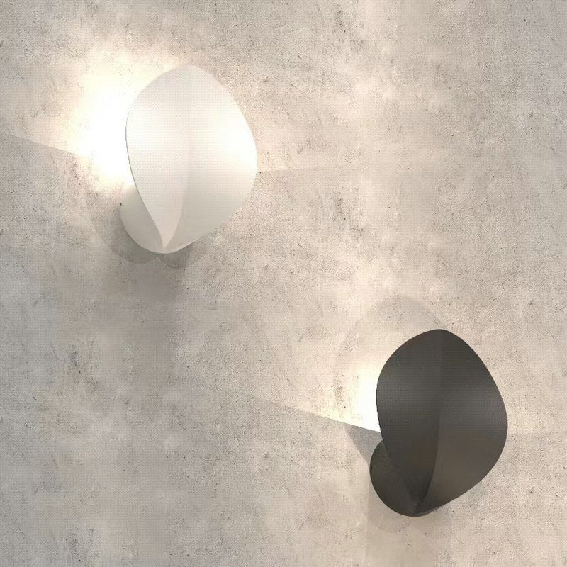Contemporary Nordic Waterproof Aluminum Multishape Four-Leaf Clover Elliptical LED Wall Sconce Lamp For Outdoor Patio Cuvalon