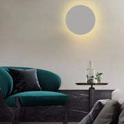 Modern Minimalist Colorful Round Iron LED Wall Sconce Lamp Cuvalon
