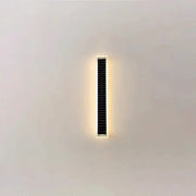 Minimalist Outdoor Solar Rectangular Strip Waterproof Patio LED Wall Sconce Lamp Cuvalon