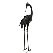 Contemporary Creative Iron Animal Crane LED Solar Waterproof Lawn Landscape Light For Outdoor Patio Cuvalon