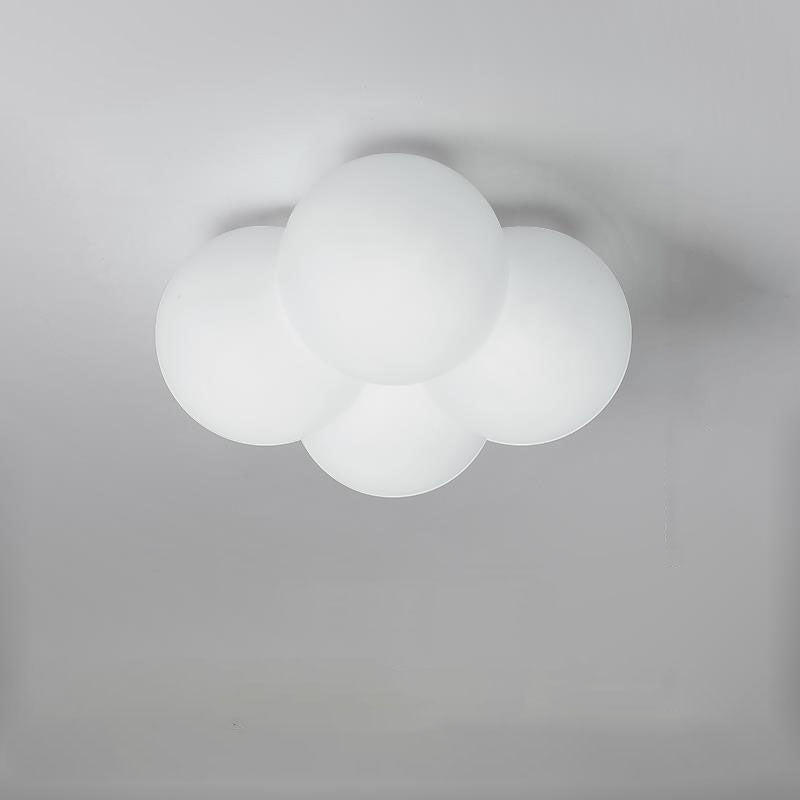 Modern Minimalist Flower Bubble LED Kids Flush Mount Ceiling Light Cuvalon