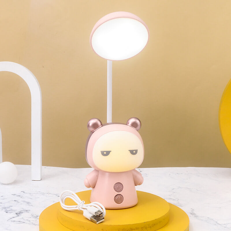 Cartoon Doll ABS Colorful Eye Care LED Kids Desk Lamp Cuvalon