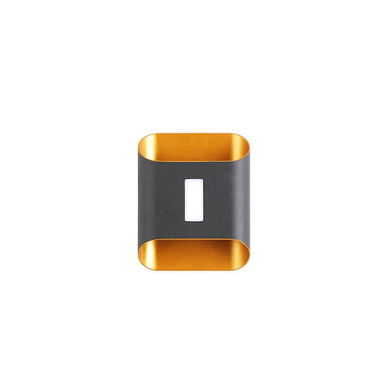Modern Aluminum Lens Outdoor Waterproof Patio LED Wall Sconce Lamp Cuvalon