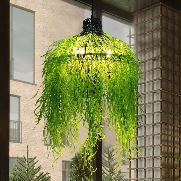 Creative Plant Vine Decorative 3-Light Chandelier Cuvalon