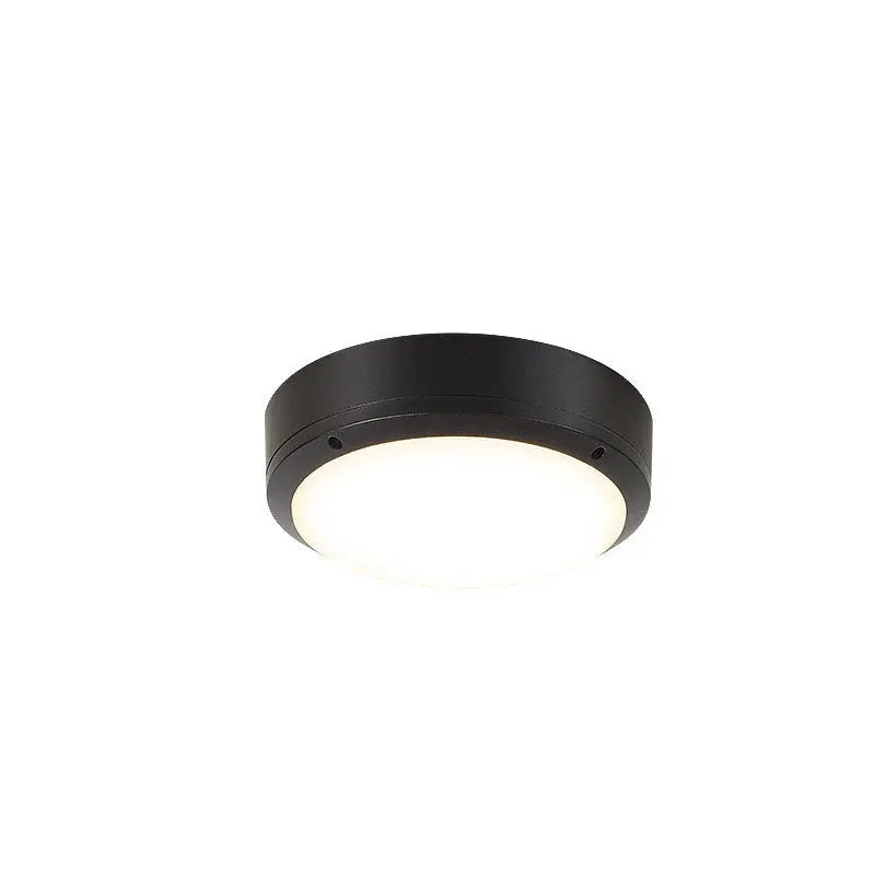 Simple Outdoor Waterproof Aluminum Round LED Flush Mount Ceiling Light Cuvalon