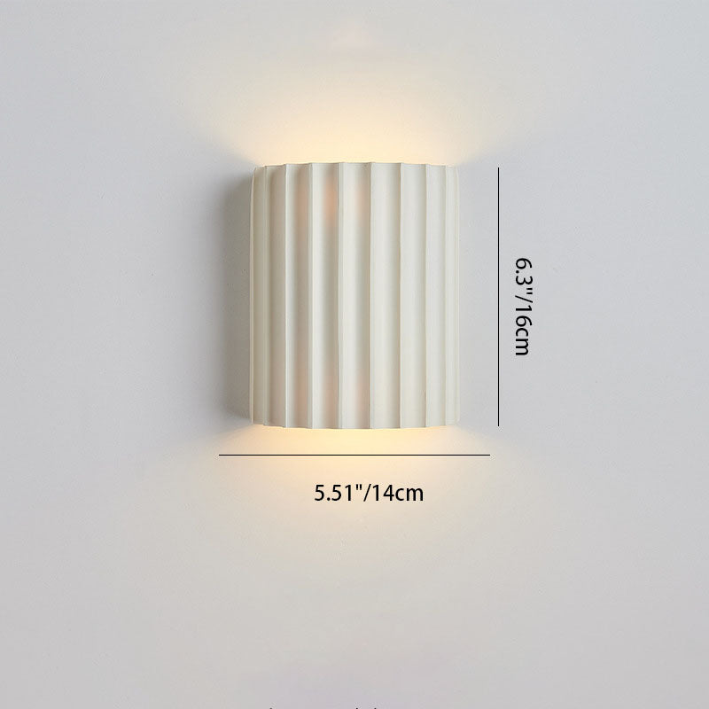 Contemporary Nordic Resin Tiles 2-Light Wall Sconce Lamp For Bedroom Cuvalon