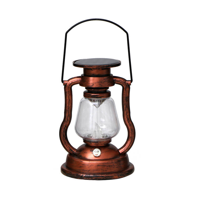 Solar Retro Kerosene Lamp Horse Lamp LED Outdoor Garden Patio Decoration Portable Flame Candle Light Cuvalon