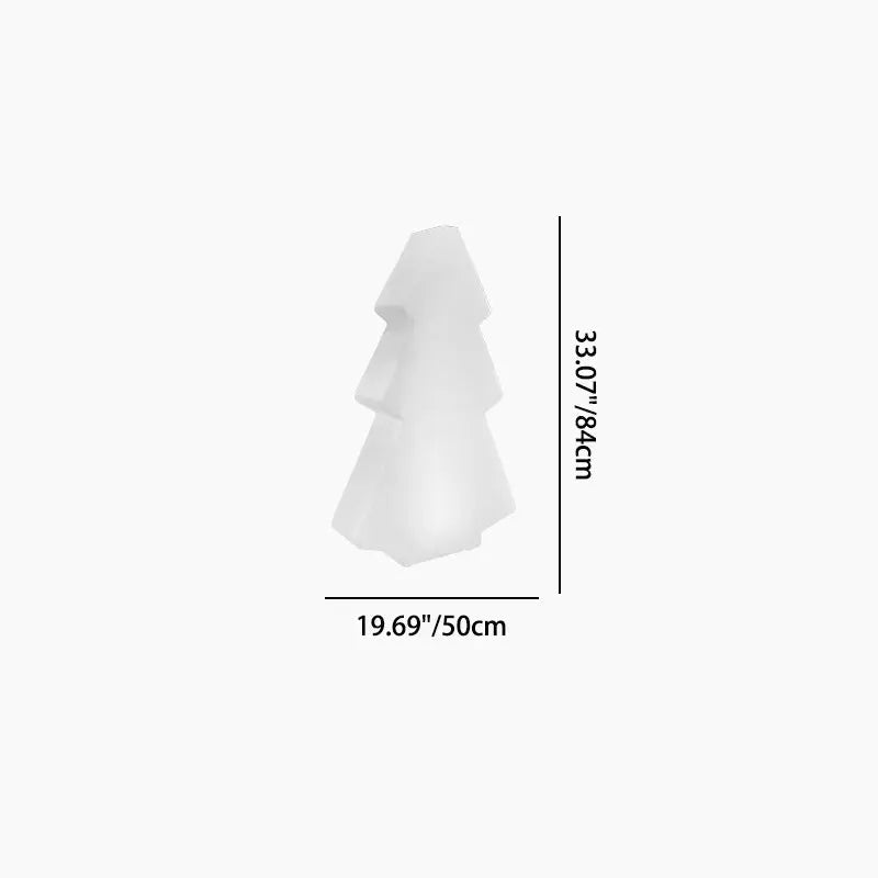 Modern Art Deco Waterproof Solar Rechargeable PE Christmas Tree LED RGB Landscape Lighting Outdoor Light For Garden Cuvalon