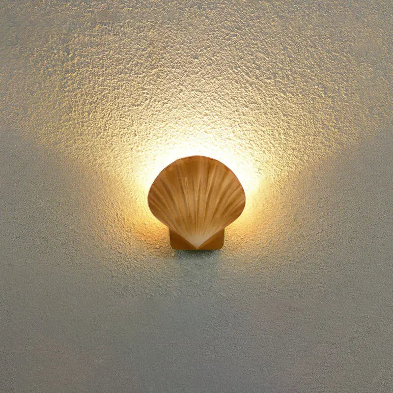 Outdoor Creative Shell Design Aluminum LED Waterproof Wall Sconce Lamp Cuvalon