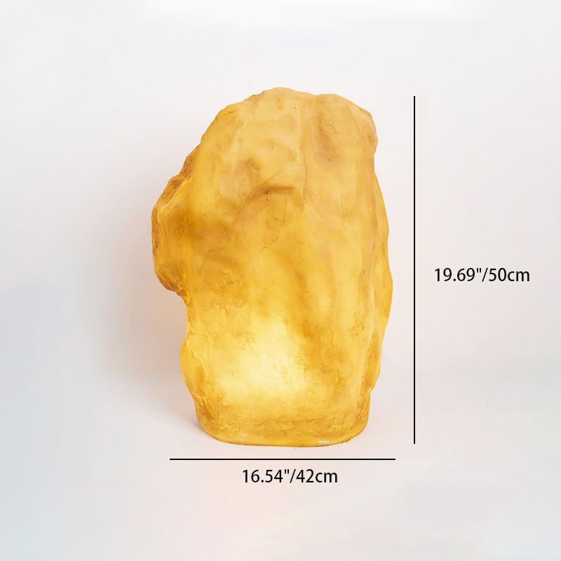 Contemporary Creative Resin Imitation Mountain LED Lawn Landscape Light For Outdoor Patio Cuvalon