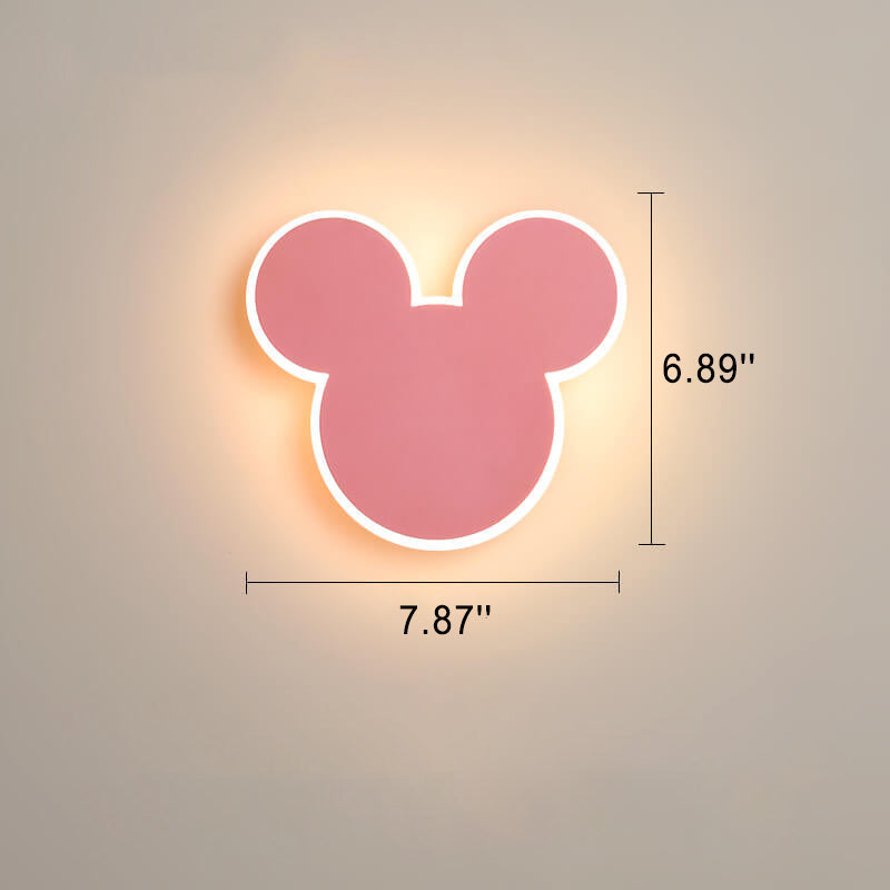 Cartoon Creative Mouse Rabbit LED Wall Sconce Lamp Cuvalon