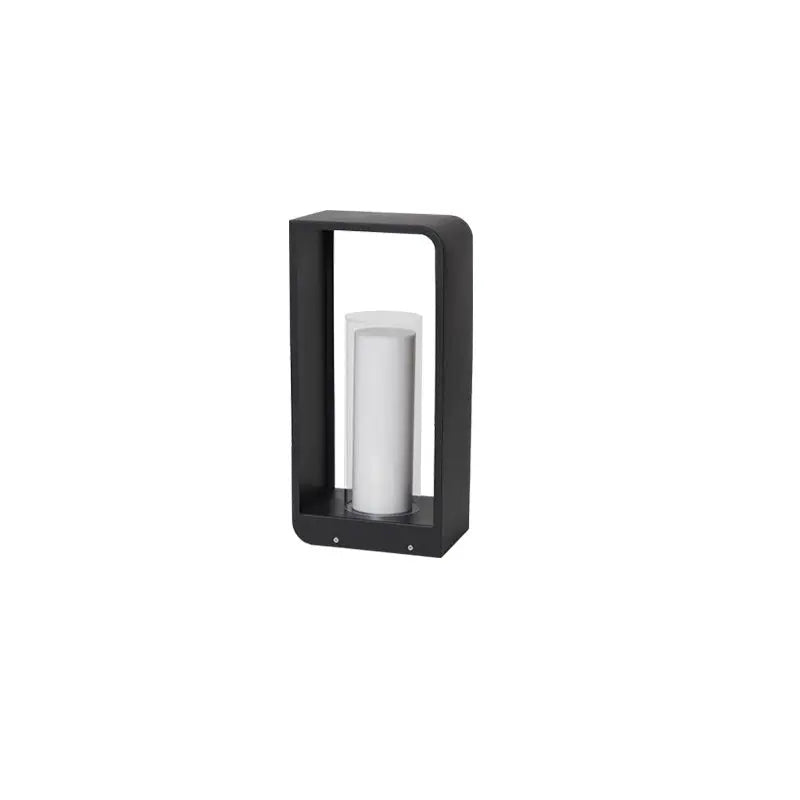 Modern Minimalist Square Frame Stainless Steel Acrylic LED Waterproof Lawn Landscape Light For Outdoor Patio Cuvalon
