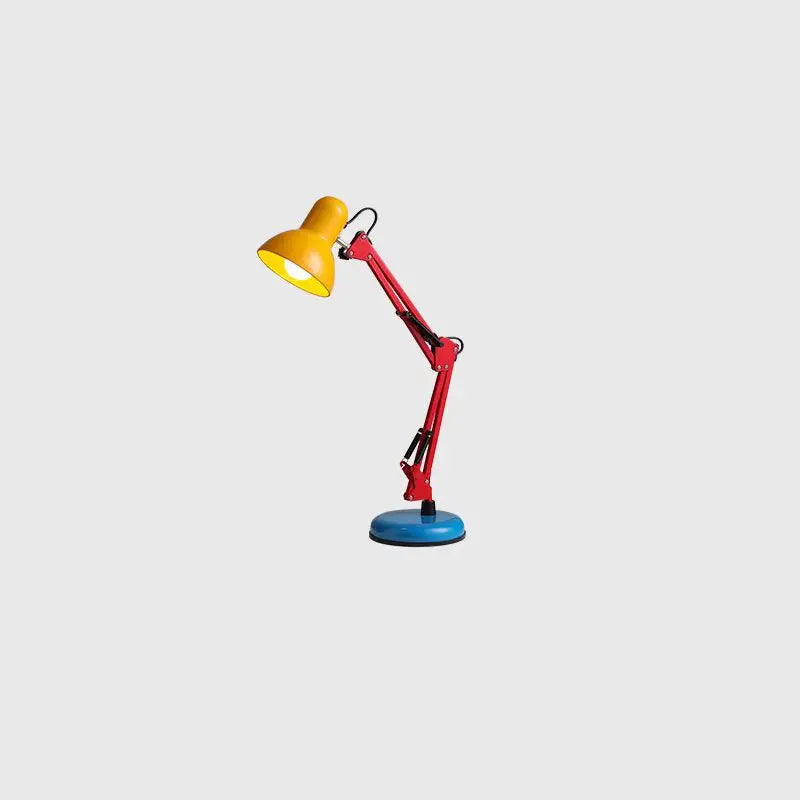 Modern Simplicity Memphis Iron Half Circle 1-Light Table Lamp For Study Cuvalon