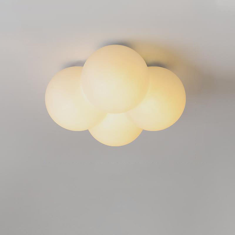 Modern Minimalist Flower Bubble LED Kids Flush Mount Ceiling Light Cuvalon