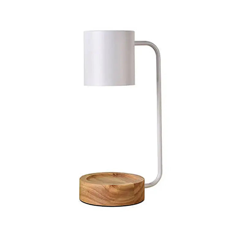 Japanese Minimalist Wood Timing Dimming 1-Light Melting Wax Table Lamp Cuvalon