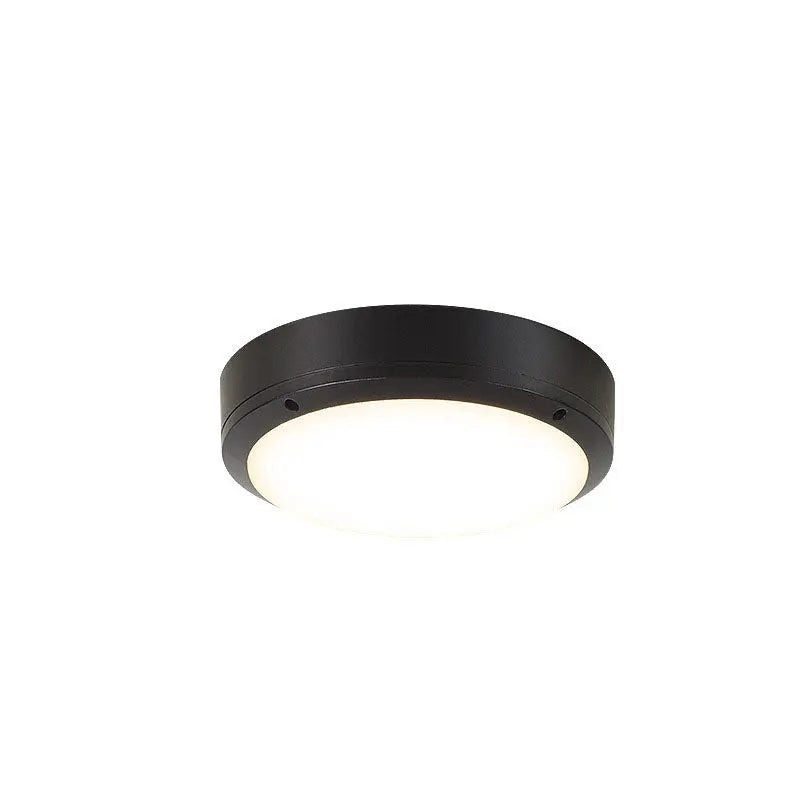 Simple Outdoor Waterproof Aluminum Round LED Flush Mount Ceiling Light Cuvalon