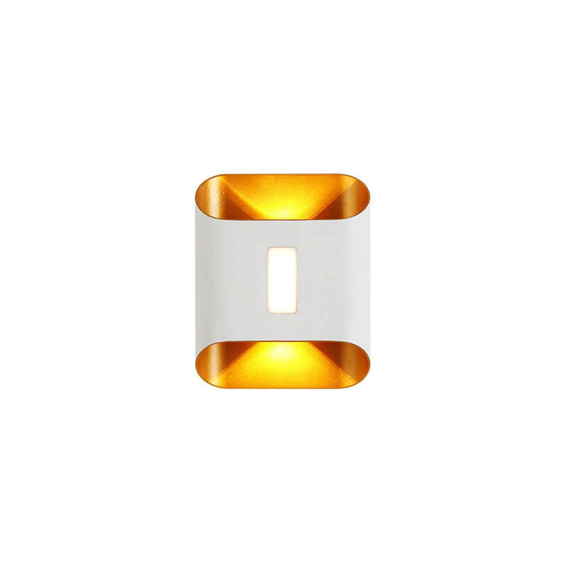 Modern Aluminum Lens Outdoor Waterproof Patio LED Wall Sconce Lamp Cuvalon