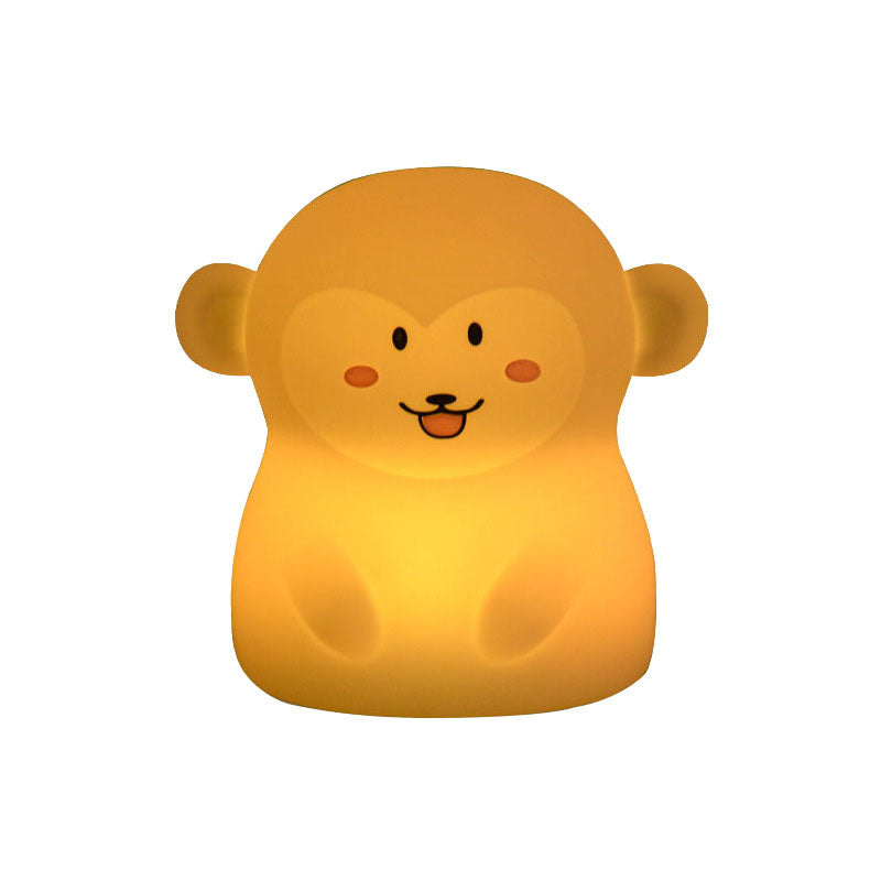 Creative Monkey Silicone Charging Pat  LED Night Light Table Lamp Cuvalon
